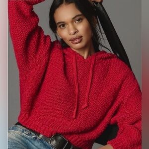 Pilcro Sailcloth Hooded Sweater NWT - Size M